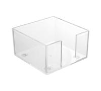 predolo Porte-notes Autocollant En Acrylique, Support de Bloc-notes Autocollant Antidérapant, Distributeur de Mémos pour étudiants, Papeterie Familiale, Bâton