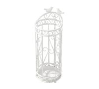 predolo Porte-parapluie Rond En Forme D'oiseau, Idéal Comme Cadeau, pour Le Bureau, avec Un Plateau pour Les Cannes, Blanc