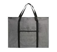 predolo Portfolio d'art Sac fourre-Tout Drawbag Handsbag Handweight Document File Organizer Organize Bulletin Board for Poster Organization, Gris 4k A2