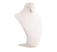 predolo Présentoir à Bijoux, Porte-Colliers, Buste, Cadeau, élégant, Organisateur en Tissu, Support pour Commerce, Bureau, Boutique pour Fille, S