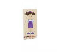 predolo Puzzle Anatomie Corps Humain Développe la Pensée Logique Puzzle Multicouche Corps Humain Inspiration Pédagogie Active Jeu D'anatomie en Bois, Fille