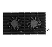predolo Radiateur Plaque Arrière avec Ventilateur Silencie Plaque Arrière Carte Graphique Léger Dissipateur Chaleur avec Ventilateurs, Radiateur sans Coussinets en Silicone