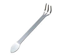 predolo Râteau à bonsaï à 3 dents avec pelle, manche ergonomique, cultivateur pour pot de cour, ameublit et aère le sol, 22 Cm X 2.8 Cm