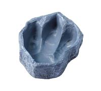predolo Récipient d'alimentation pour Reptiles pour L'installation d'une Maison pour Tortues, Gris