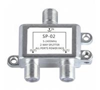 predolo Répartiteur Orbital 2 Voies Résistant à la Diviseur de Broadcast Orbital Installation Facile Séparateur TV Type F