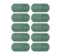 predolo Rondelles D'amortisseur D'agrafes de Jardin, Piquets de, Joints, Goupilles de Jardin, Joints, Tampons de Fixation pour Pelouse, Bâches, Vert 100 pièces