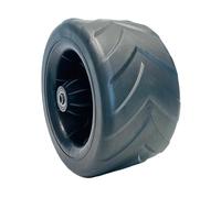 predolo Roue de Rechange pour Chariot Pliant, Pneu Plein Robuste de 7 Pouces, Anti-crevaison, pour Diable de Plage, Style A