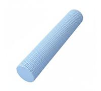 predolo Rouleau de Stretching En EVA Débutant Rouleau de Massage Musculaire Surface Texturée Préparation Physique pour Débutants, Fitness, Bleu, 60 Cm X 10 Cm