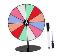 predolo Roulette à Prix Tournant Compacte Stabilité Optimale Rotation Fluide pour Jeux Concours Animations Commerciales, Couleur de La Lumière de Base Carrée