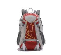 predolo Sac à Dos de Randonnée 40l de de Trekking de Jour Dossier Courbe Ergonomique pour Port Prolongé et Maintien Stable Adapté à Marche Déplacements Activités Extérieures, Rouge, Rouge, 40L