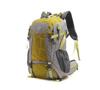 predolo Sac à Dos de Randonnée 40l de de Trekking de Jour Dossier Courbe Ergonomique pour Port Prolongé et Maintien Stable Adapté à Marche Déplacements Activités Extérieures, Jaune, Jaune, 40L