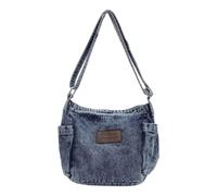 predolo Sac bandoulière en Jean avec Fermeture éclair pour, Rendez-Vous, Shopping, Travail
