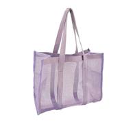 predolo Sac fourre-tout de douche en maille, organiseur de douche, 37 x 30 x 17 cm, séchage rapide, trousse de toilette suspendue pour camping, natation, Violet