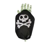 predolo Sacs à Friandises D'Halloween à Long Manche, Décoration, Sacs de Mendicité, Cadeaux de Collation, Accessoires de Jeu Amusants, Sacs de Bonbons En, Noir