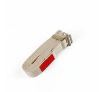 predolo Sangle de Étirement Sangle de Étirement Réglable Anti-Boulochage Bande D'étirement pour Pilates, Maison, Beige, 4M