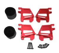 predolo Sangle de Fixation Véhicule Plaque de Montage Support RC Platine Vis Fixation en Alliage Aluminium Montage Précis et Positionnement Guidé Adapté aux Voitures 1/5 6S 8S, Rouge