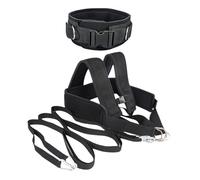 predolo Sangles de Traction de Traîneau Haut de Gamme pour Entraînement Physique Intensif, Bandoulière à la Taille