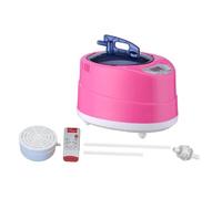 predolo Sauna Steamer Machine Générateur de Vapeur Pot Portable 2L Acier Inoxydable Timer Télécommande Adapté à La Relaxation à Domicile Séances Wellness, Rose