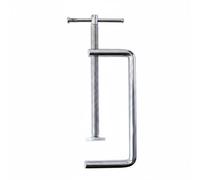 predolo Serre-Joint En G/C Fixation Rapide Qualité Industrielle Pince de Serrage Bois Menuiserie, Taille 4, Épaisseur Serrage Max 60mm, Profondeur Serrage 42mm