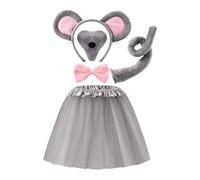 predolo Serre-tête oreilles de souris mignon, déguisement de cosplay, couvre-chef pour les fêtes d'pour Halloween, 1 Pièce