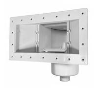 predolo Skimmer de Piscine Plastique Skimmer Mural de Piscine Compact et Léger Écumeur Encastrable pour Piscines En Béton, A9002bx