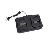 predolo Station de Rapide à Double Fente pour Batterie 21 V, pour Outils électriques, Tournevis électrique, perceuse électrique, 0.6 A