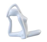 predolo Statuette de en céramique, petite figurine de, décoration moderne et créative, sculpture d'art de collection pour bureau ou salle à, Étirement à Un Bras