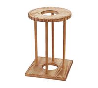 predolo Support à Disques Kumihimo Marudai, Planche à Tricoter pour Bracelets Artisanaux en Bois, Kit de Disques Tressage, Ustensile de Tressage de Bracelets DIY Disque Cordon Perles