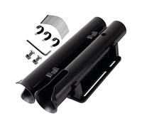 predolo Support de Canne à Pêche pour Vélo à 2 Tubes Montage Facile pour 2 Cannes Accessoires de Pêche, pour vélo, chaises de pêche, VTT