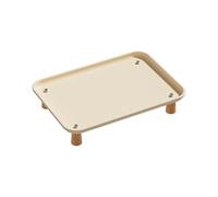 predolo Support de mangeoire pour Chats et Chiens, mangeoires automatiques, étagère surélevée, Table à Nourriture, Support de mangeoire pour Chiots, étagère, Blanc