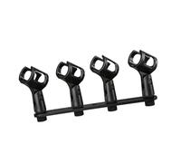 predolo Support de Montage sur Poteau, Compact et Entretoise pour Système Stéréo, Quatre Têtes