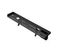 predolo Support de Rangement pour Téléviseur, étagère Suspendue pour Appareils, Noir, 54cmx13cm