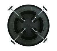 predolo Support de Sapin de Noël Base de Sapin Socle pour Arbre de Noël Support Stable Réservoir d'eau Intégré Matériau PP Adapté Aux Chambres Fêtes, L