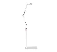 predolo Support de sèche-Cheveux Support sur Pied Pratique Mains Libres Angle de Hauteur réglable pour Chien Chat toilettage ménage, Blanc