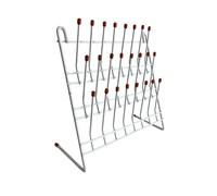 predolo Support de vidange de laboratoire, égouttoir, étagère pour usine de tubes à essai de laboratoire, 24 bits