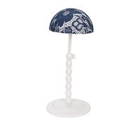 predolo Support pour perruque, tête de mannequin, robuste, portable, hauteur réglable pour perruques et chapeaux, coiffage, séchage, affichage, pratique de, Bleu Profond