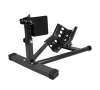 predolo Support Roue avant Réglable Stabilité Renforcée Béquille Roue avant Capacité Lourde Véhicule Léger, Noir
