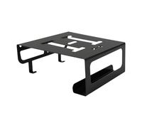 predolo Support Vélo Organisateur Vélo Rangement Mural Porte-vélo Support de Stockage Acier Carbone avec Fixation Stable Adapté à Garage Appartement Balcon, Noir