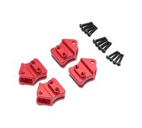 predolo Supports de ressorts à lames métalliques, robustes et faciles à installer soi-même, pour une absorption optimale des chocs. Remplace les accessoires, Rouge