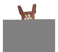 predolo Tablier de soubrette rétro à volants, tablier de cuisine pour femme, joli de cuisine et de pâtisserie avec poches, Brun