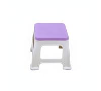 predolo Tabouret Bas en Plastique Coloré Tabouret Bas Antidérapant Robuste Siège D'appoint pour Enfants, Violet, L