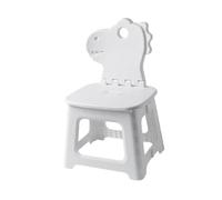 predolo Tabouret Pliant avec Dossier, Reposepieds, Tabouret de Salle de Bain, Chaise Pliante pour La Maison, Les, La Randonnée, Les s et L, Dinosaure