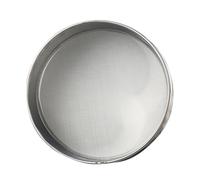 predolo Tamis à Farine Rond En Céramique émaillée, Acier Inoxydable, Multifonctionnel pour Réduire En Poudre, Filtrer de Poterie et Les Boues, 15cm