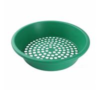 predolo Tamis à Sol en Plastique Polyvalent Tamis à Terreau Passoire de Jardin Multifonction pour Jardiniers, Orpailleurs, Vert