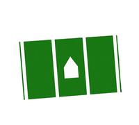 predolo Tapis de frappeur de baseball, cage de frappe, entraînement au lancer, Style H