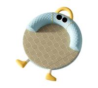 predolo Tapis D'été pour Animaux, Lit de Chat avec Protection Autour, Coussin Doux, Bleu