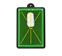 predolo Tapis Putting Portable, Gazon réaliste pour entraînement, résistant à la déchirure, Base Caoutchouc antidérapante, Support Tee Inclus, Outfit avec Base Noire