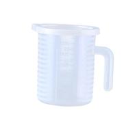 predolo Tasse à Mesurer Récipient Gradué avec Bec Verseur Bol Mélangeur à Poignée Couvercle Ergonomique En Pp Résistant à La Chaleur Adapté à La Cuisine Domes, 250 Ml