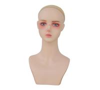 predolo Tête de mannequin pour femme, présentoir de perruques, stable et multifonctionnel, présentoir de chapeaux, support de perruques pour usage personnel, Style E