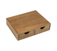 predolo Tiroir de Rangement En Bois pour Dosettes de Café, Organiseur de Thé et de Café, Organiseur de Rangement pour Sachets de Thé avec Tiroir pour Bar, Com
